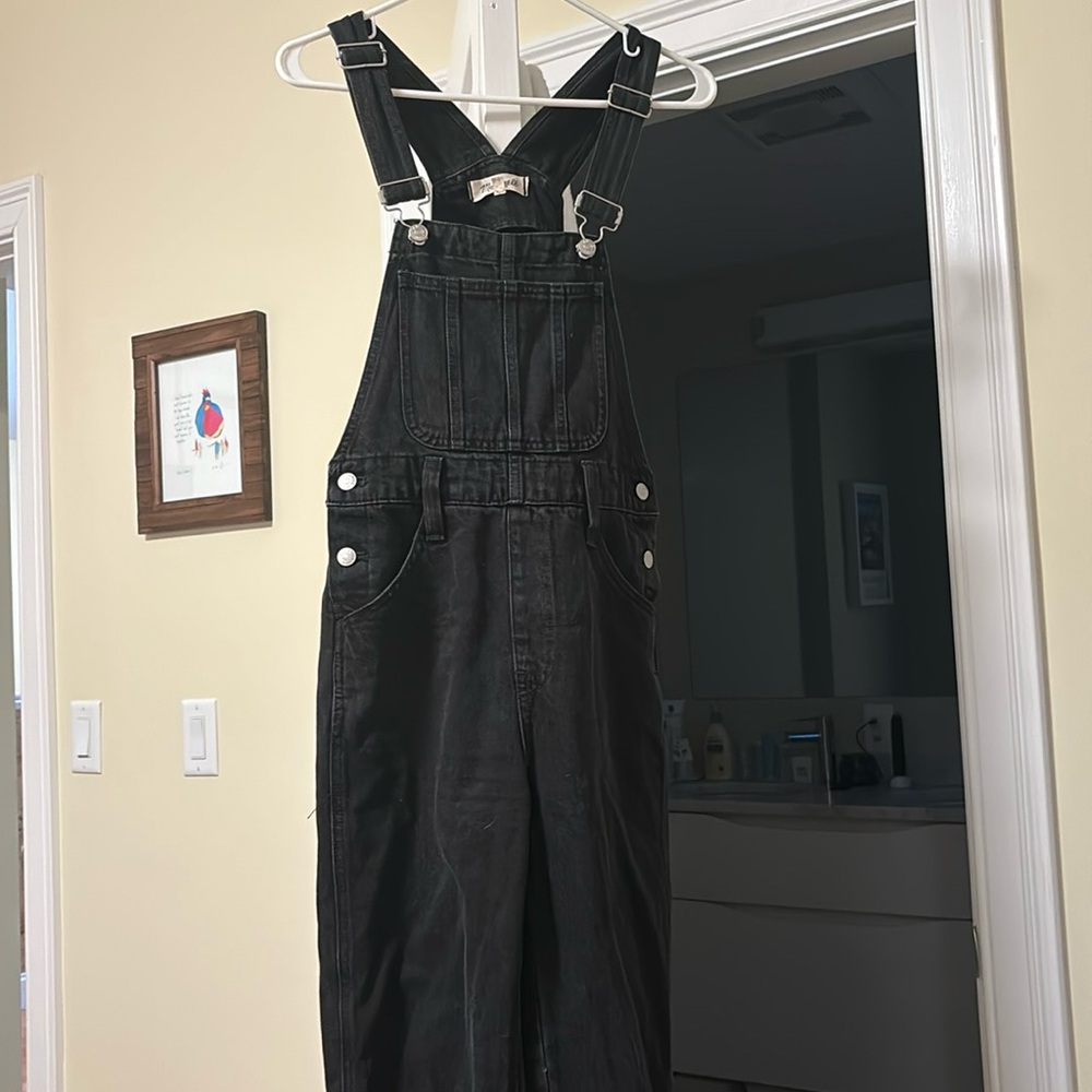 Madewell black Jean overalls!